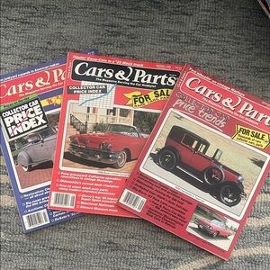 Collector Car Magazine Set - Cars & Parts July-Sep 1989